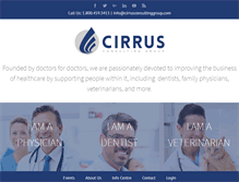 Tablet Screenshot of cirrusconsultinggroup.com